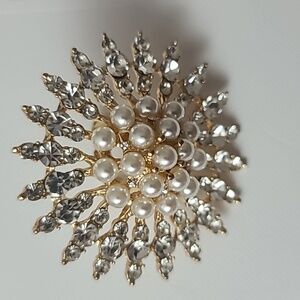 NEW Pearl Statement Adjustable Ring